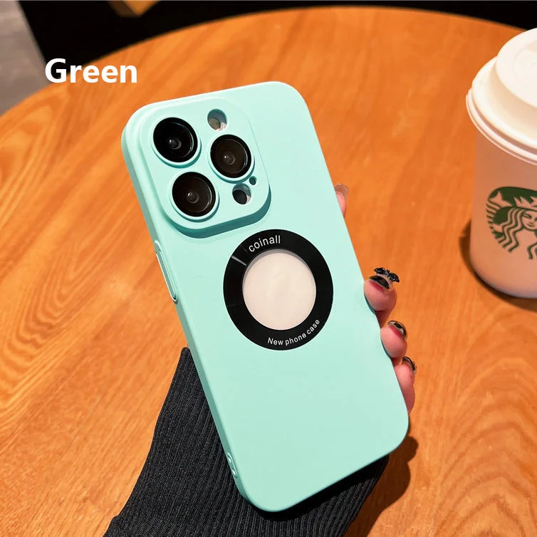 For iPhone 13/14 Series Hollow Out Frosted Mobile Phone Case