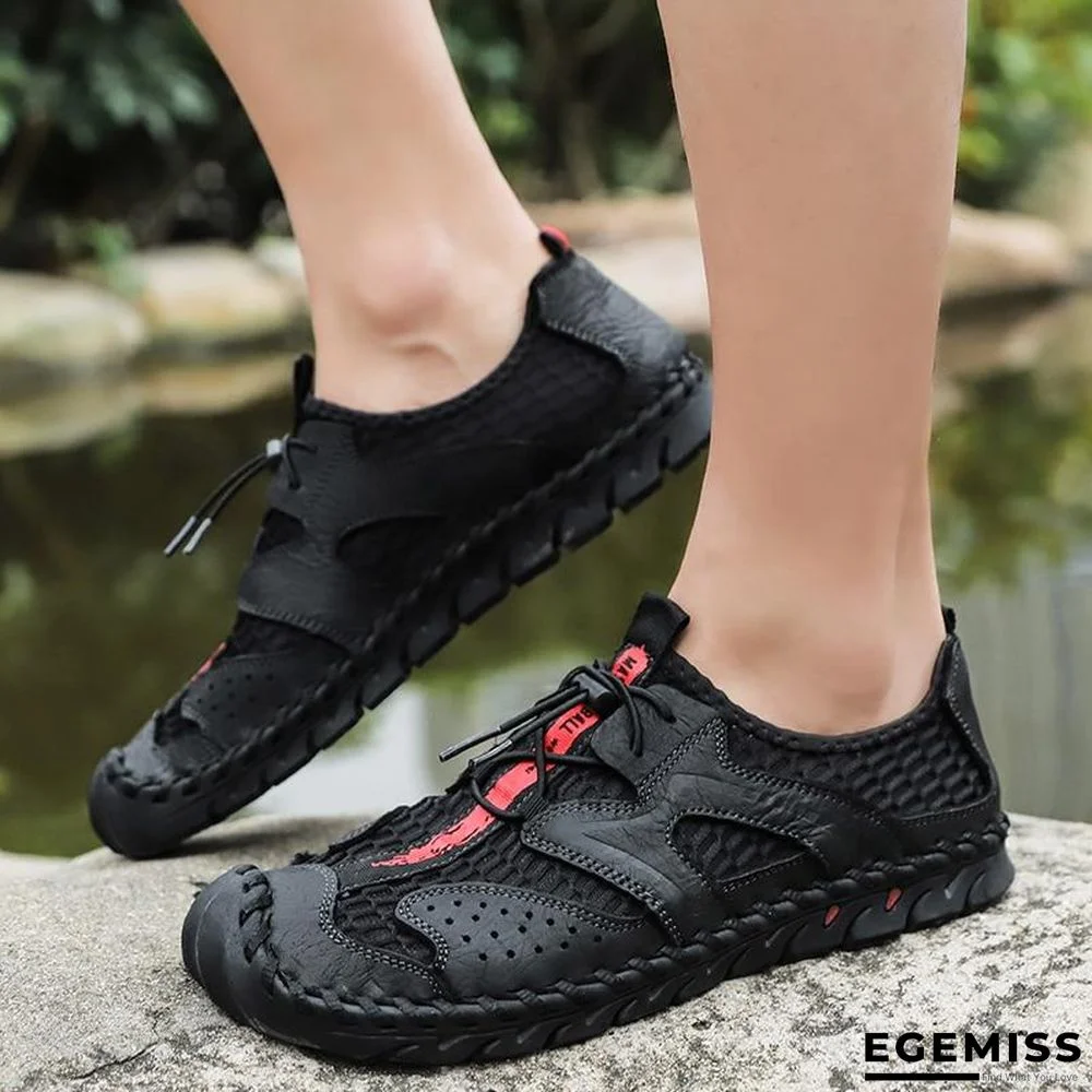 Men Breathable Mesh Sandals Casual Outdoor Quick-drying Sandal Shoes | EGEMISS