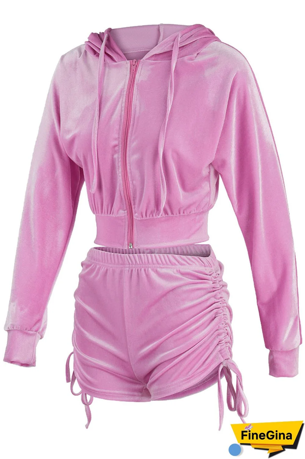 Blue Street Patchwork Solid Draped asymmetrical Straight Long Sleeve Two Pieces