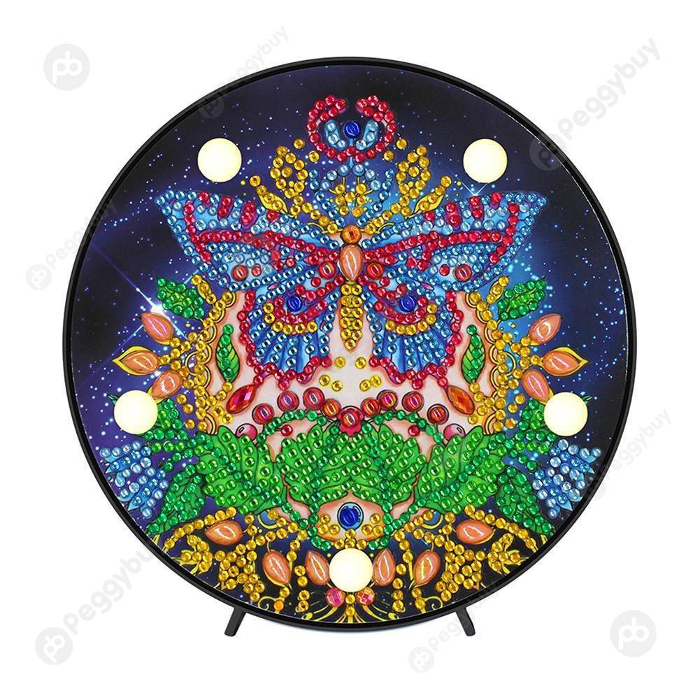 

Butterfly Owl-DIY Creative Diamond LED Lamp, 501 Original