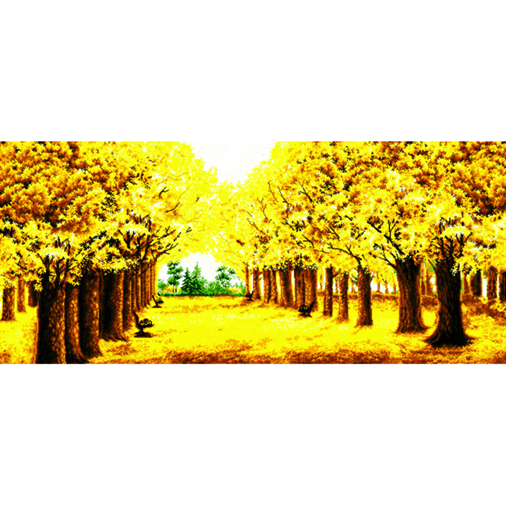 

Landscape - 14CT Stamped Cross Stitch - 118*57CM (Big Size), 501 Original
