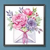 >SALE<5D DIY Partial Special Shaped Drill Diamond Painting Envelopes Kit Decor 30x30cm