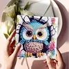 uk.everydayedeals 6Pcs DIY Diamond Painting Greeting Card - Owl Cat
