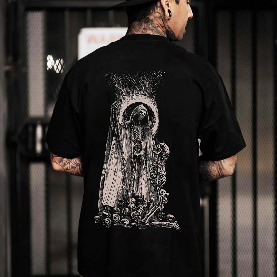 Lord Of Death Printed Men's T-shirt  -  