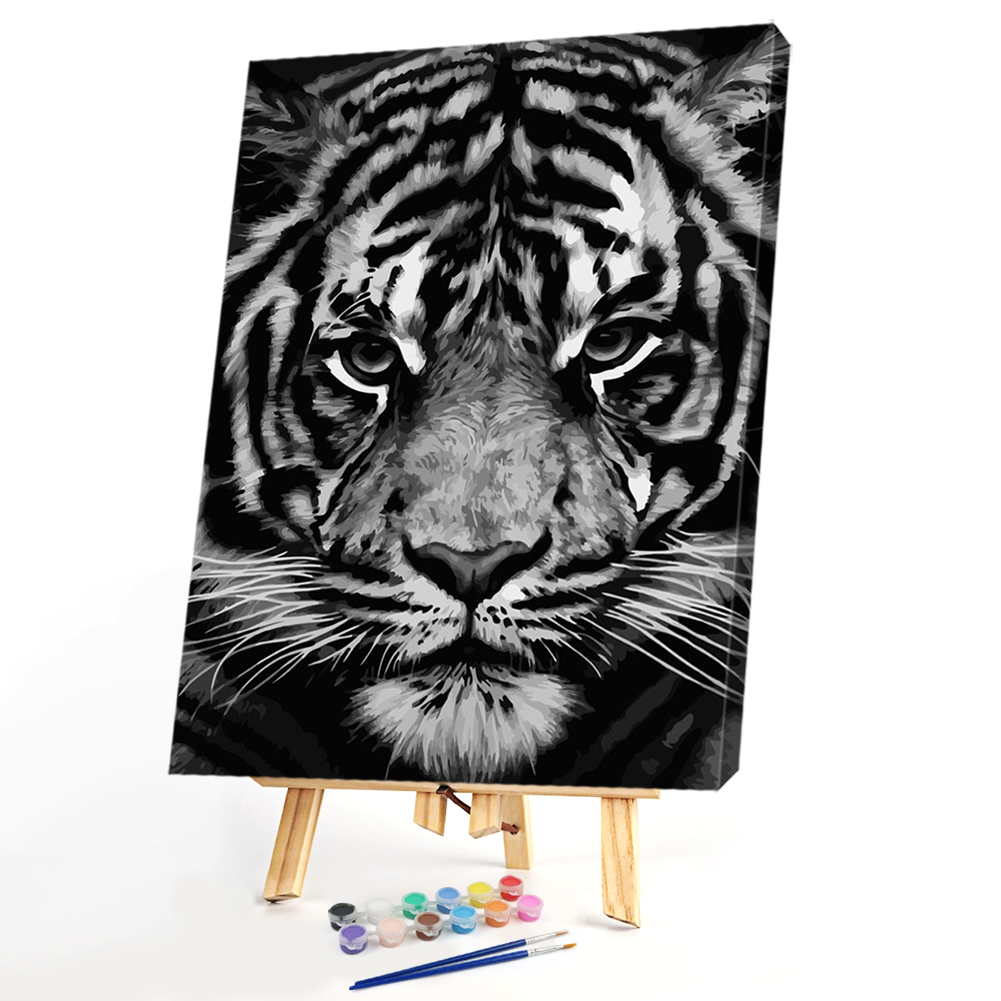 

40*50cm - Paint By Numbers - Tiger, 501 Original