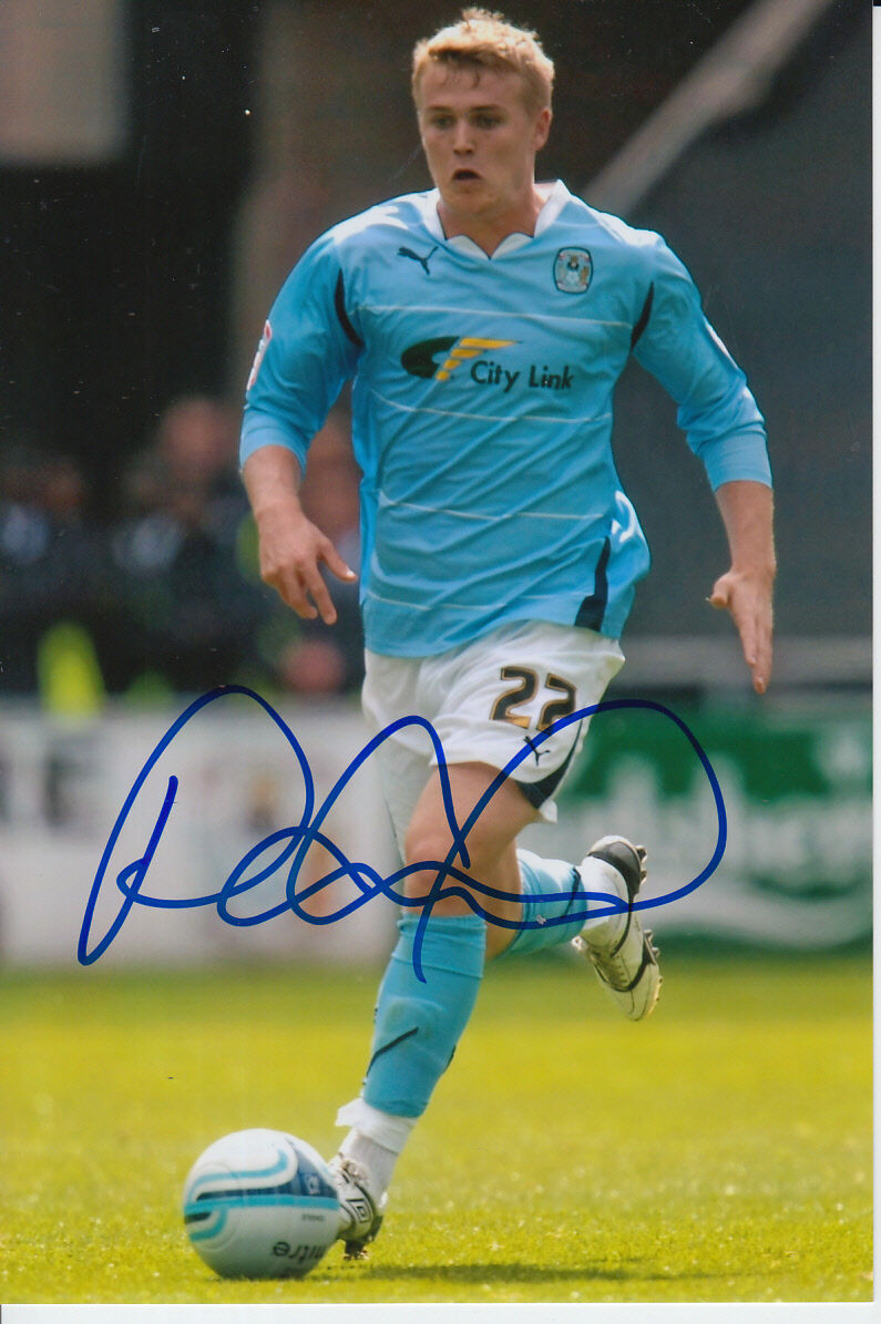 COVENTRY CITY HAND SIGNED DANNY WARD 6X4 Photo Poster painting.