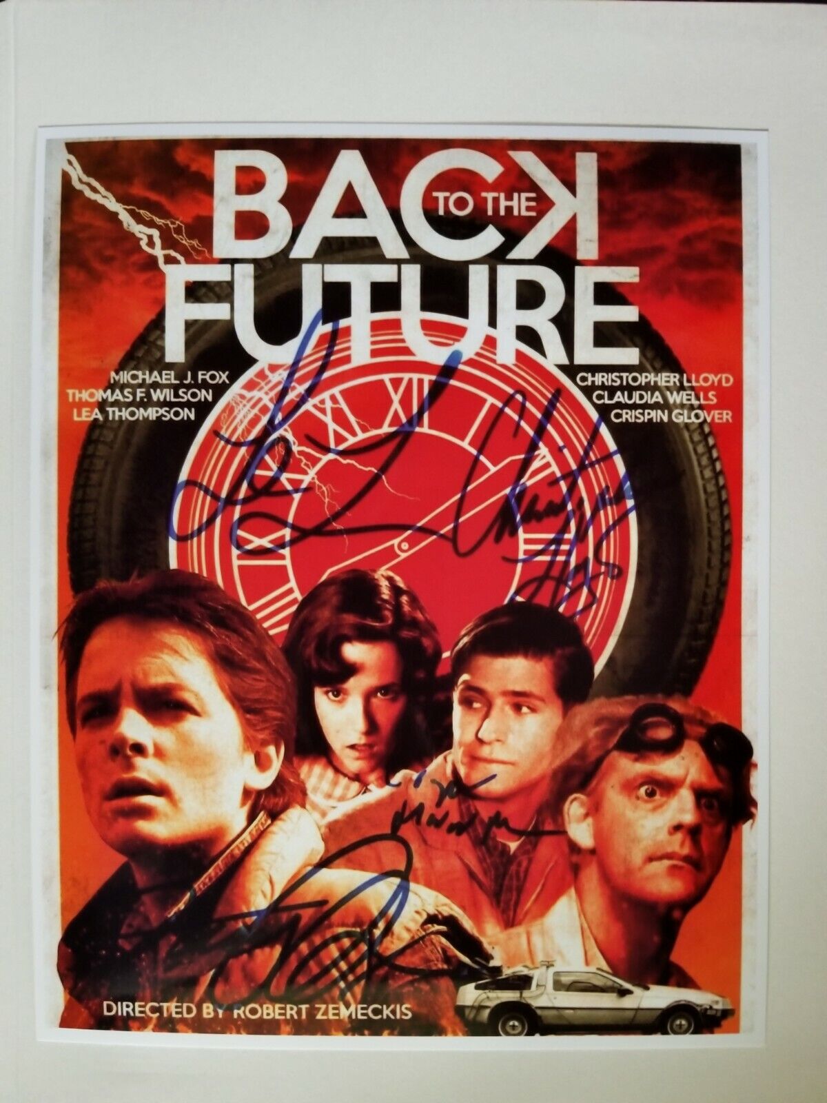 Back to the Future Cast Signed 8x10 Photo Poster painting RP -  Shipping!