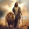 Jesus Lion-11CT Stamped Cross Stitch 40*40cm