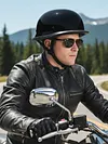 Vintage Motorcycle Cruiser Helmet Half Helmet Open Face Helmet for Men and Women