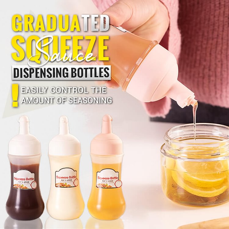 Graduated Squeeze Sauce Dispensing Bottles（50% OFF）