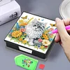 Cat Diamond Painting Memo Pad Holder with 160 Sheets of Paper for DIY Art Craft