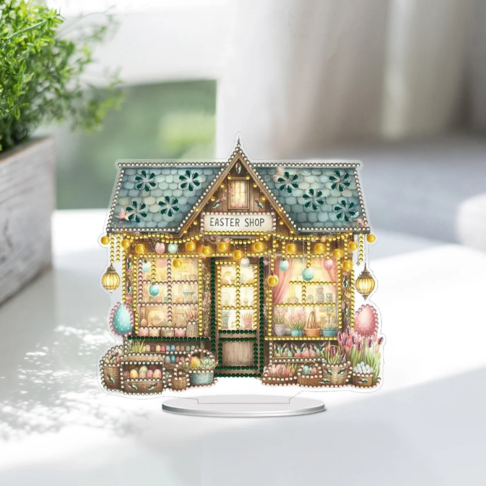 DIY Easter Shop Diamond Painting Ornaments 5D DIY Table Top Rhinestones Decors