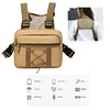Outdoor Sports Chest Bag Trendy Functional Travel Backpack Oxford Cloth Vest Bag