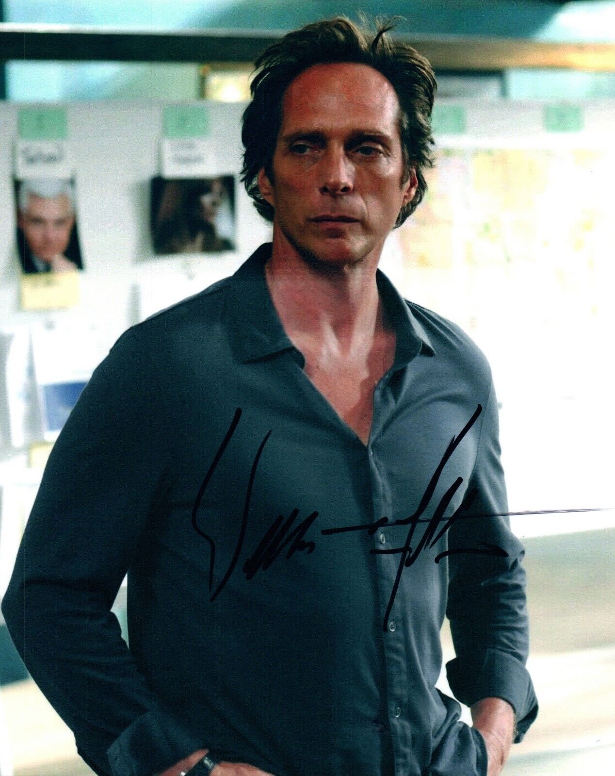 William Fichtner Signed Autographed 8x10 Photo Poster painting PRISON BREAK THE DARK KNIGHT COA