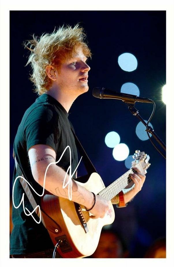 ED SHEERAN AUTOGRAPH SIGNED Photo Poster painting POSTER PRINT