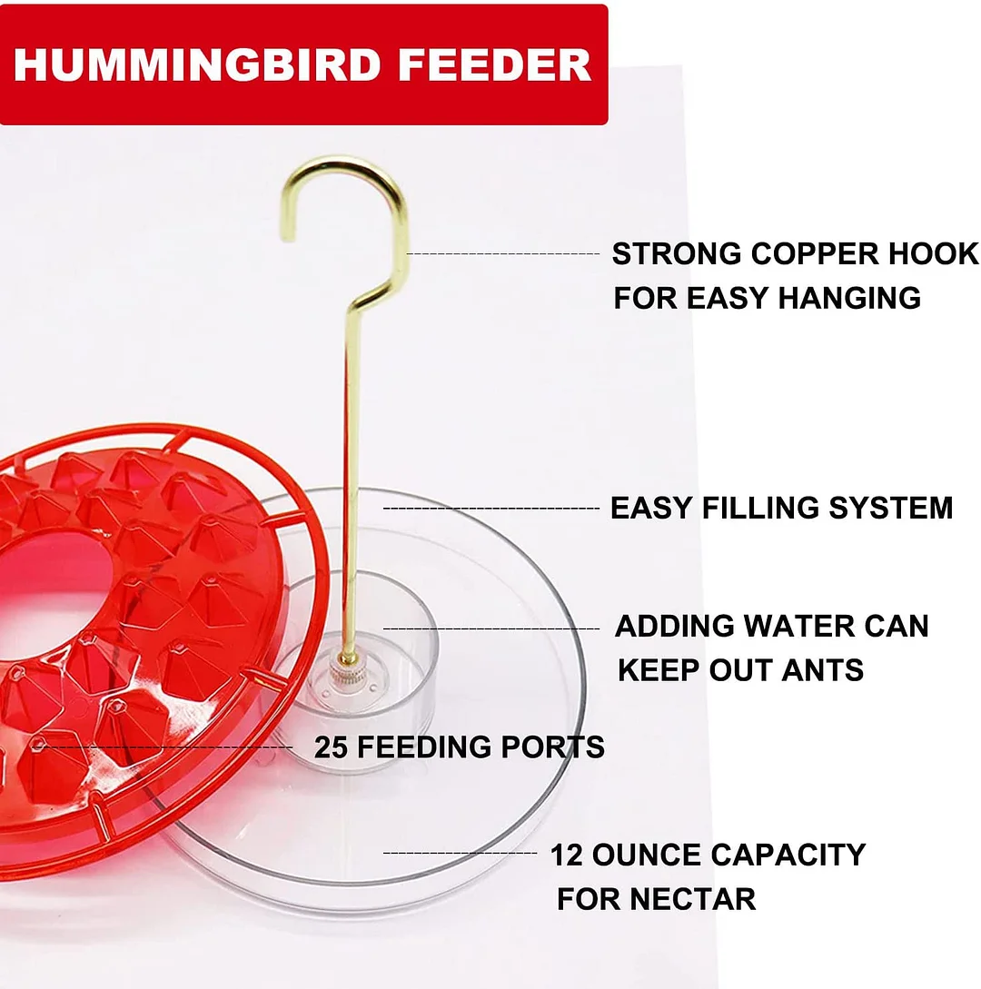 Hummingbird Feeders for 25 Feeding Ports