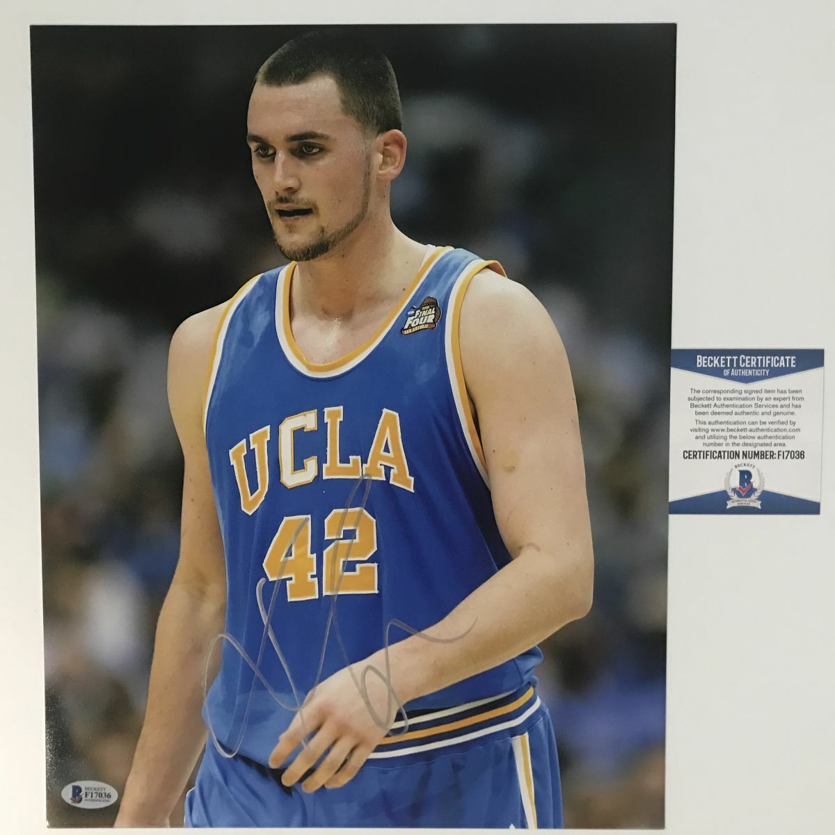 Autographed/Signed KEVIN LOVE UCLA Bruins 11x14 College Basketball Photo Poster painting BAS COA