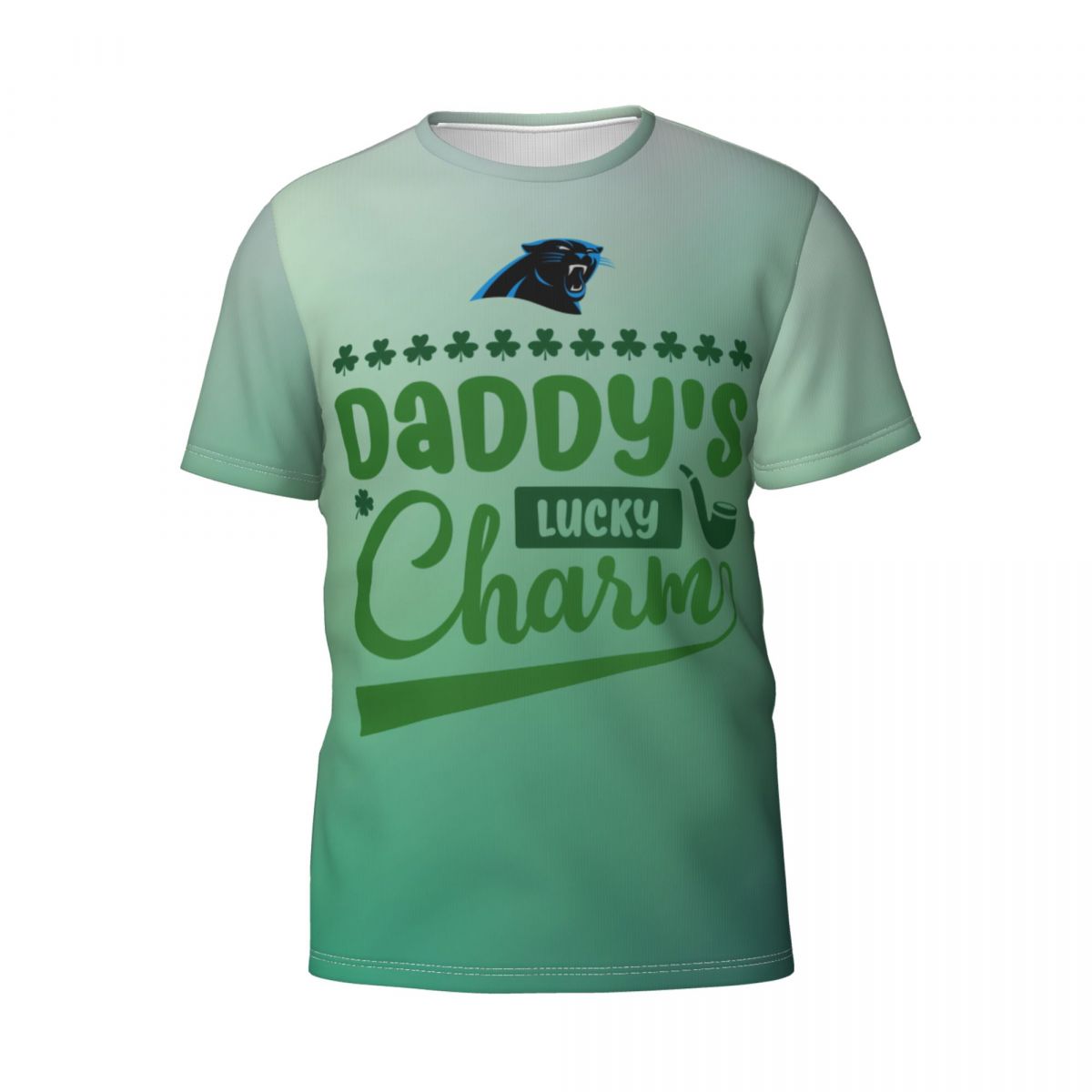 Carolina Panthers Dad's Lucky Charm Short-Sleeve Men's T-Shirt