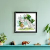 Lucky Rabbit - 14CT Stamped Cross Stitch 17*15cm/6.69*5.91in(Brand)