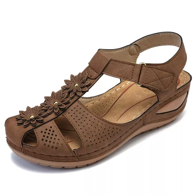 Women Sandals Plus Size 44 Wedges Shoes Woman Heels Sandals Chaussures Femme Soft Bottom Platform Sandals Gladiator Casual Shoes