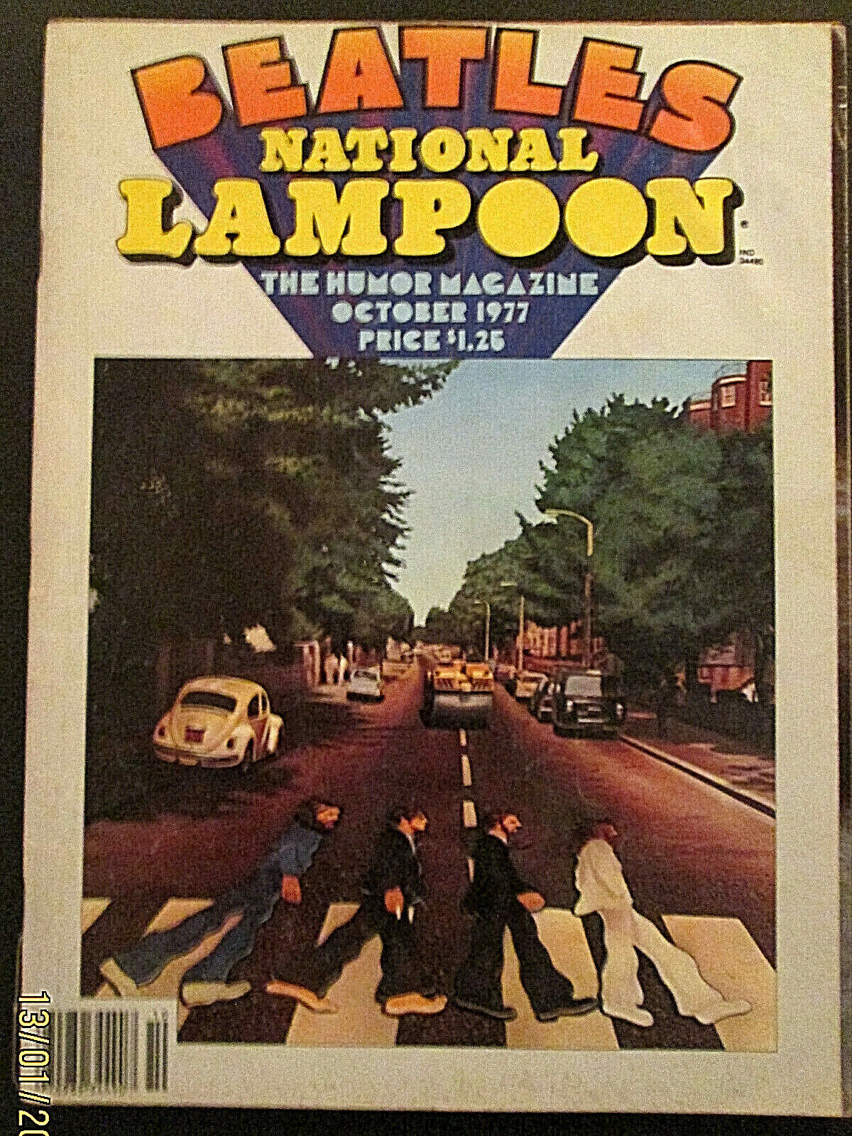 THE BEATLES:(NATIONAL LAMPOON 1977 BEATLES PARODY ORIGINAL MOCK UP Photo Poster paintingS