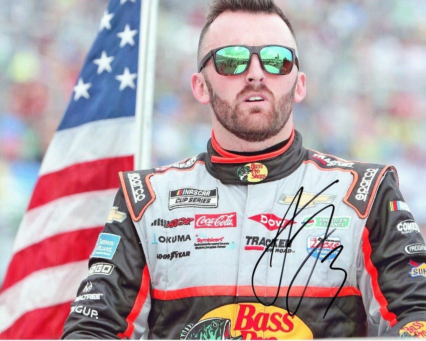 Austin Dillon superstar hand signed autographed 8x10 golf Photo Poster painting Bass Pro Shop #3