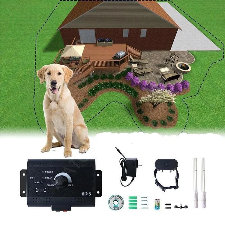 Dog Electric Waterproof Fence With Training Collar/Wireless Electric Dog Fence