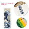 Waves-2x 14CT Counted Bookmark Kit