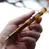 Octagonal pocket pen, German Schmidt ink cartridge, titanium alloy steel neutral ballpoint pen