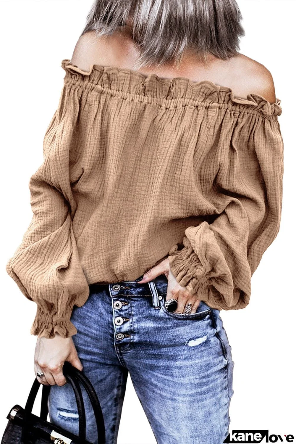 Off-the-shoulder Ruffle Top