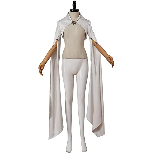 Women's Medieval Cloak White Bolero Jacket Bolero Shrugs for Dresses
