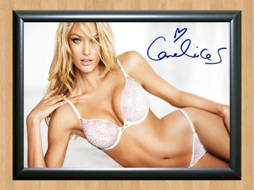 Candice Swanepoel Model Signed Autographed Photo Poster painting Poster Print Memorabilia A4 Size