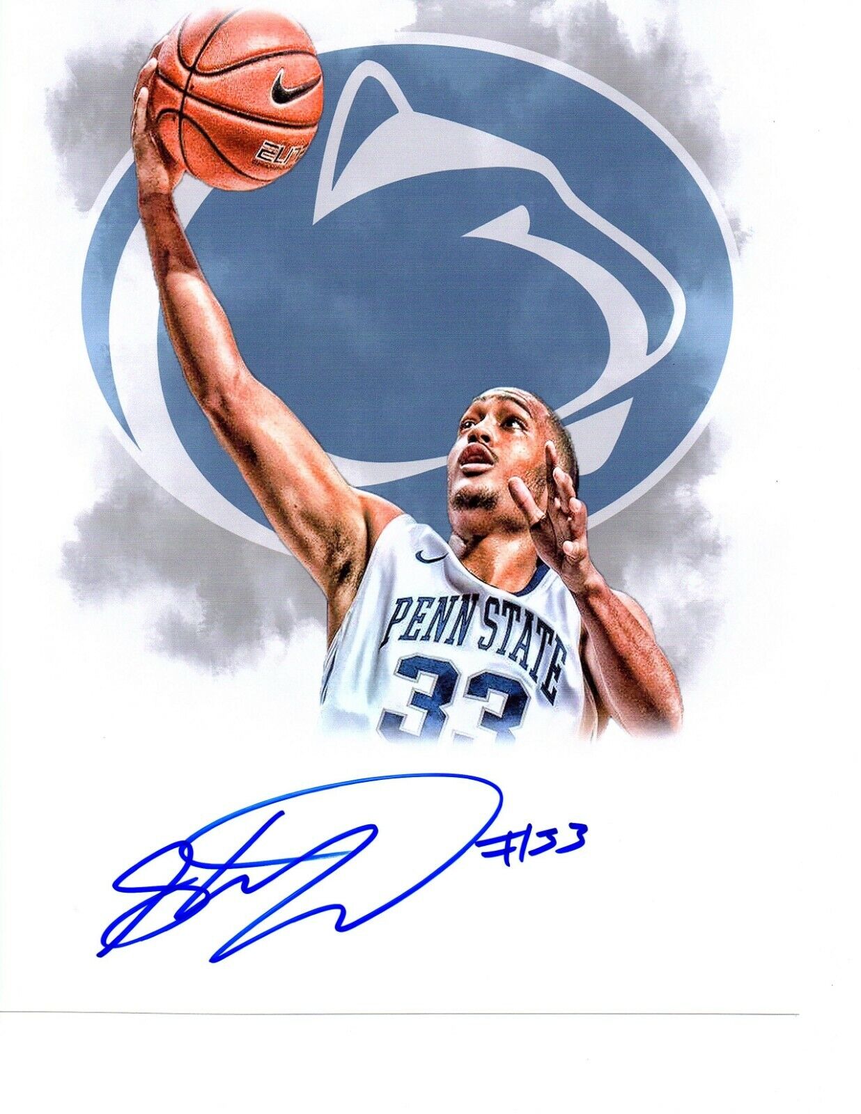 Shep Garner Penn State Nittany Lions basketball Signed Photo Poster painting 8x10 Autograph PSU+