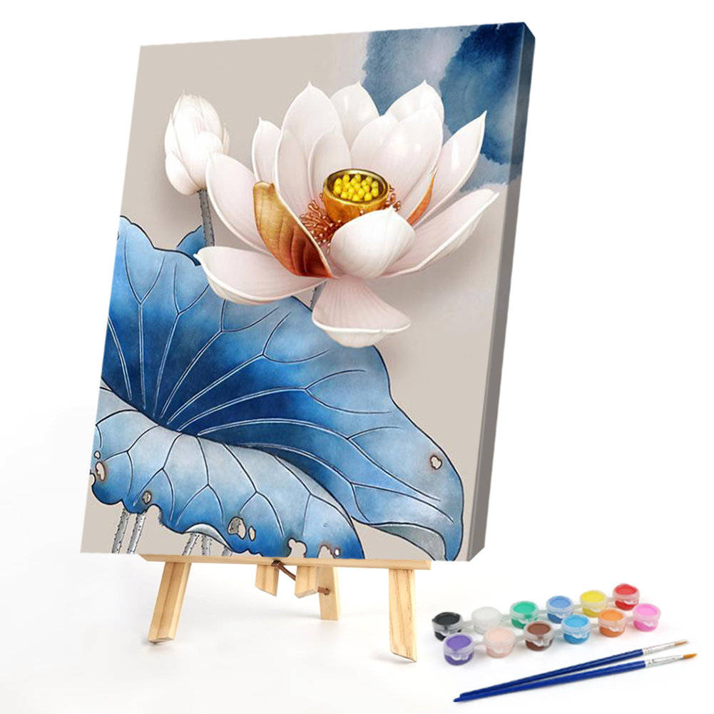 

40*50CM - Paint By Numbers - Lotus, 501 Original