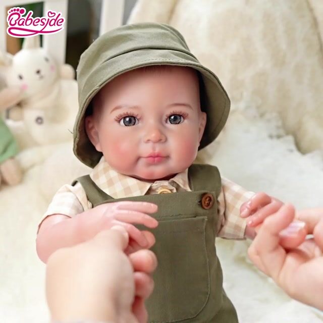 Babeside Quiet Reborn Baby Jamie 20'' Little Infant Boy Companion For Inner Safety
