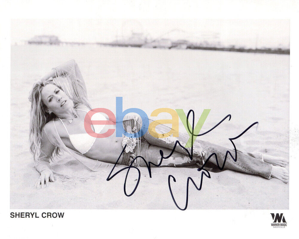 SHERYL CROW sexy Soak Up The Sun signed 8x10 Photo Poster painting REPRINT