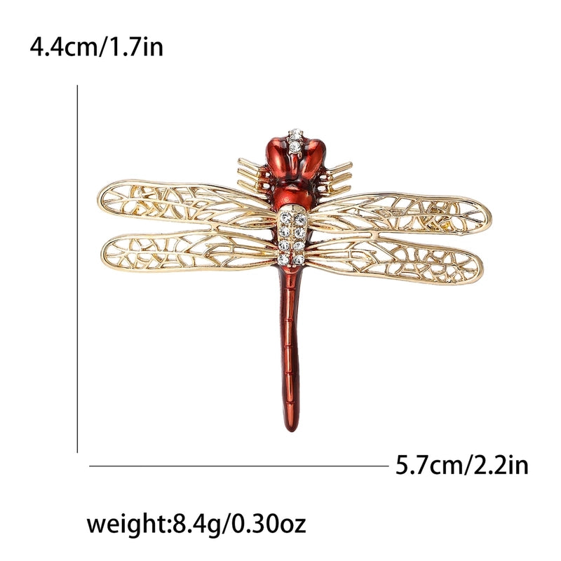 Modern Style Pin Dragonfly Alloy Enamel Women’s Brooches