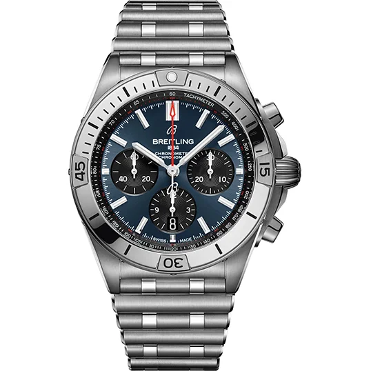 Breitling Watch Chronomat B01 42 Blue Bracelet