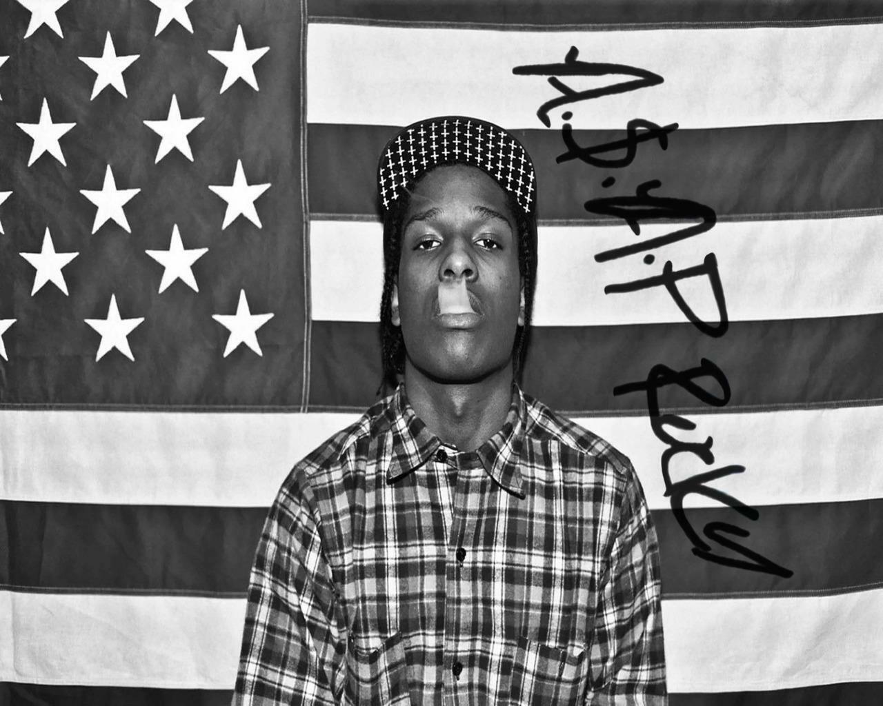 A$AP ROCKY SIGNED AUTOGRAPHED 10 X 8