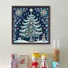Christmas Tree-14CT Stamped Cross Stitch 40*40cm/15.75*15.75in tapestrymarket