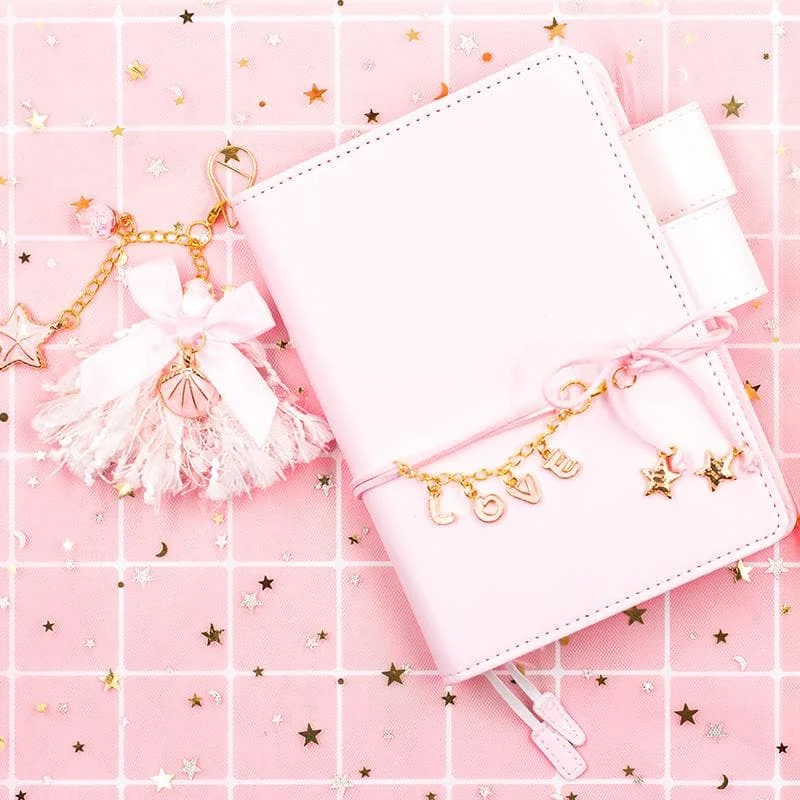 Pink/Blue/Mint/Yellow Star Love Notebook/Planner SP1710652