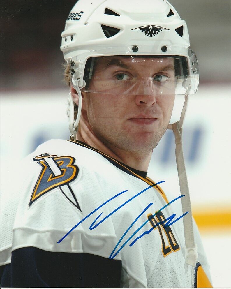 THOMAS VANEK SIGNED BUFFALO SABRES 8x10 Photo Poster painting #4 Autograph