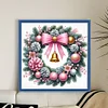 Wreath-14CT Counted Cross Stitch Kit(40x40cm)