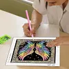 Ailes color&eacute;es-peinture diamant en forme sp&eacute;ciale-30 * 30cm