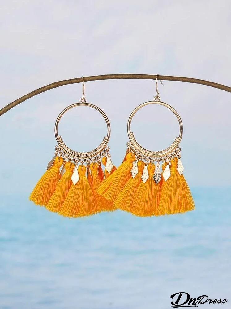 Tassel Drop Earrings