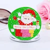 Diamond Painting Double Sided Santa Mirror for Adults Kids Beginners