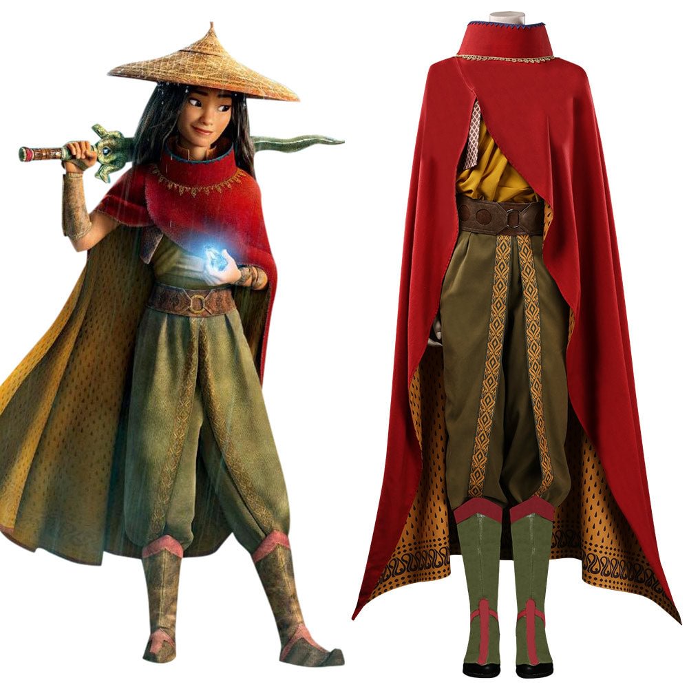 Raya und der letzte Drache Raya Cosplay Kostüm