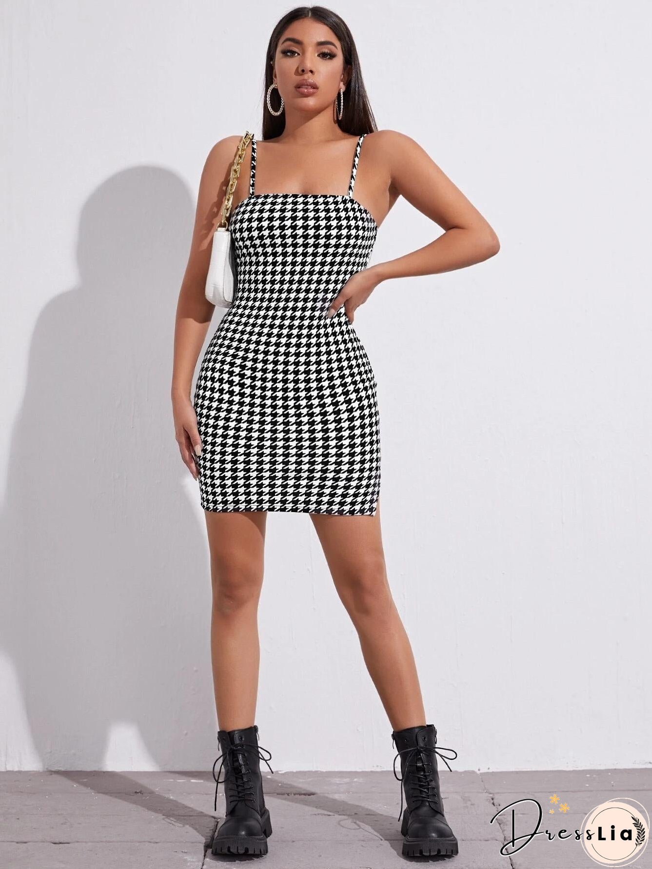 Retro Plaid Sexy Spaghetti Straps Bodycon Mini Dress Summer Womens Casual Party Short