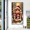(40*70cm)The Squirrel Family - Full Round Drill Diamond Painting