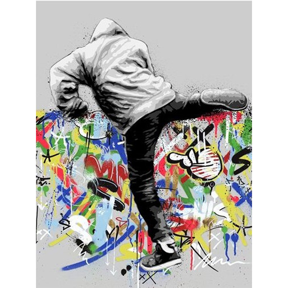 

Graffiti - Round Drill Diamond Painting - 30*40CM, 02, 501 Original